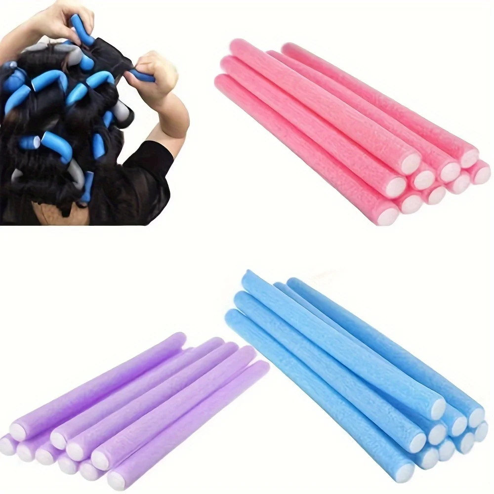 Hair Curling Wand - 10 rouleaux à cheveux flexibles sans