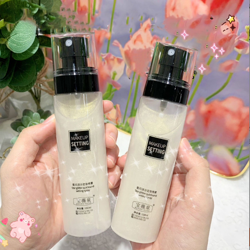 Beauty Makeup Fixer - Spray Fixateur de Maquillage Scintillant Effet
