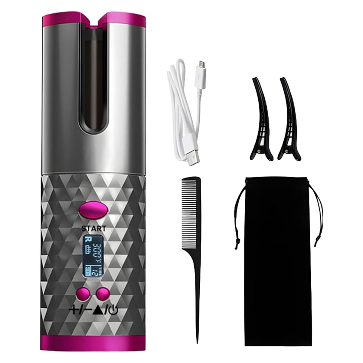 Hair Curling Wand - N18R fer à friser sans fil