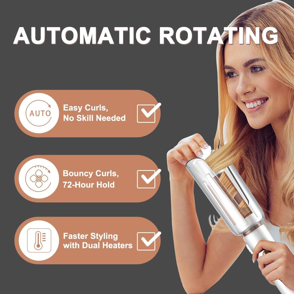 Fer à boucler rotatif automati - Hair Curling Wand avis et prix