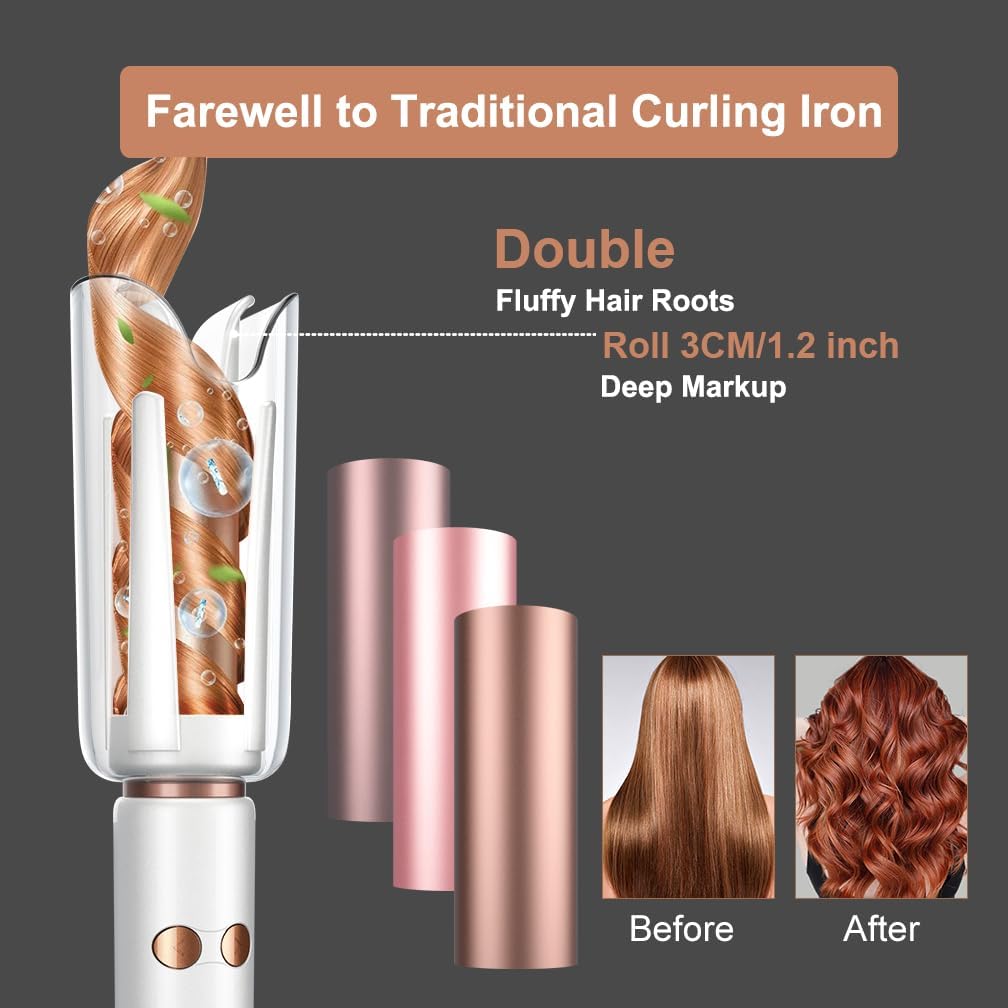 Fer à boucler rotatif automati - Hair Curling Wand avis et prix