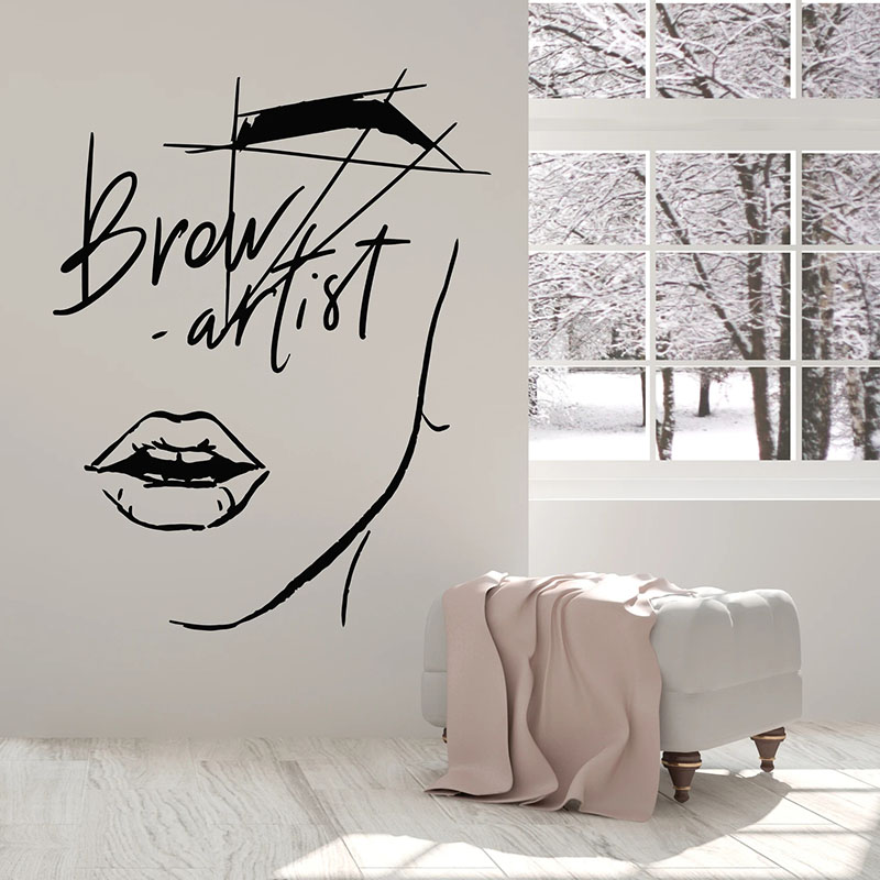 Décalcomanie murale abstraite  - Beauty Makeup For Girl avis et prix