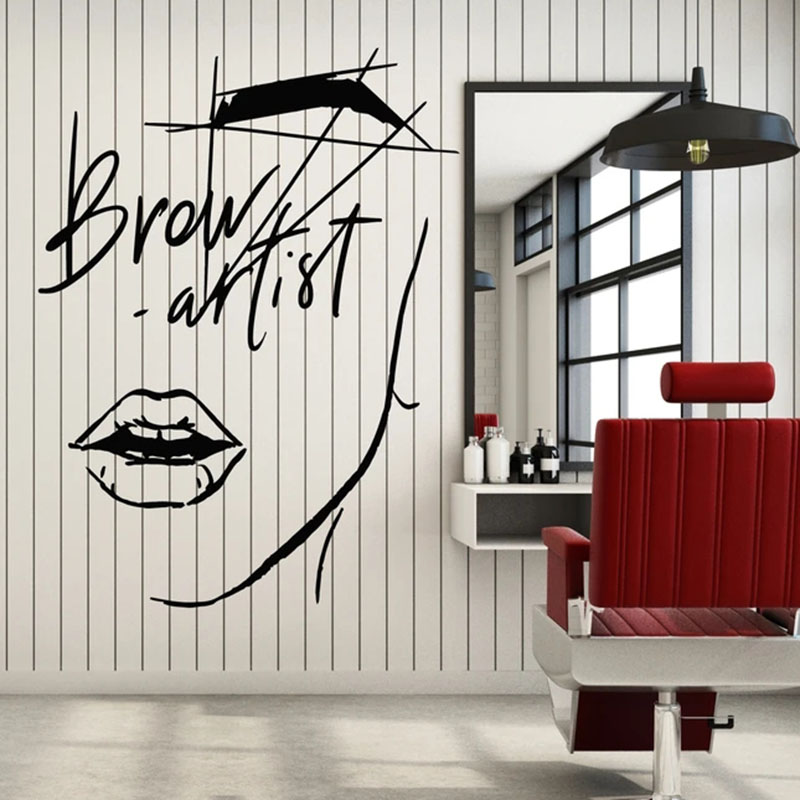 Décalcomanie murale abstraite  - Beauty Makeup For Girl avis et prix