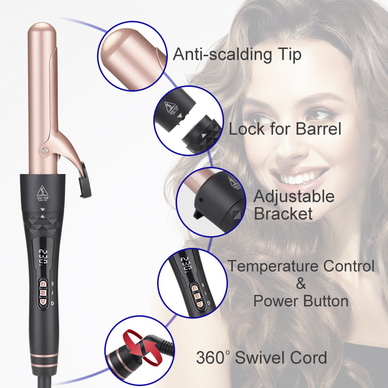 Kit de bouclage 5 en 1 interch - Hair Curling Wand avis et prix
