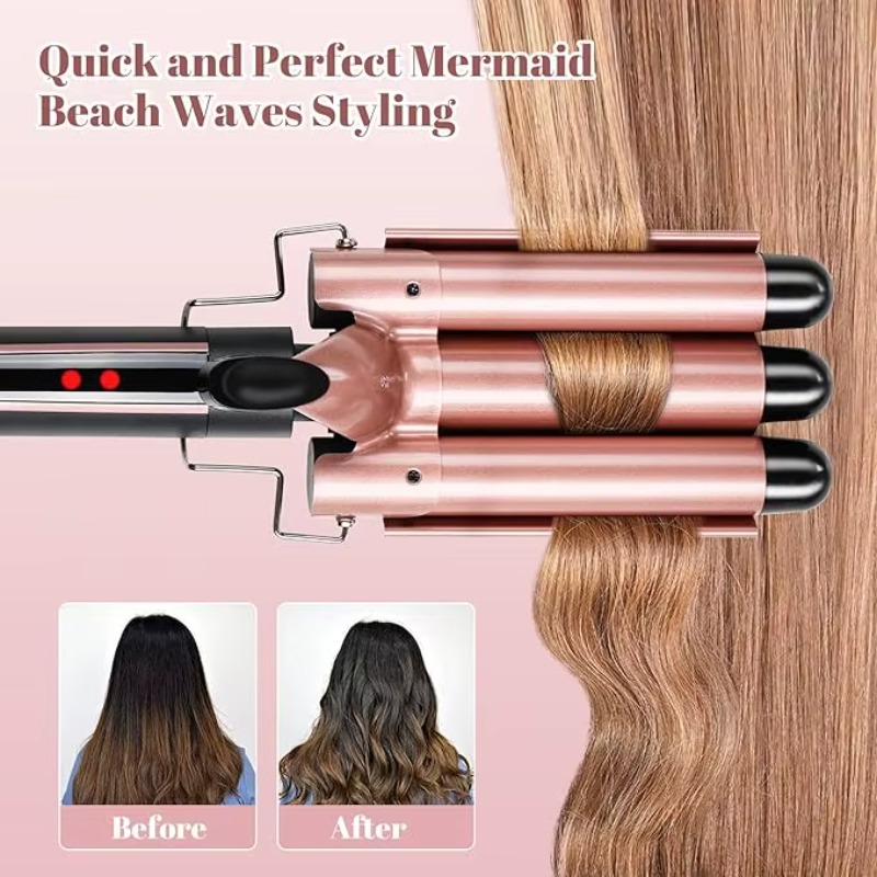 Fer à boucler professionnel 5- - Hair Curling Wand avis et prix