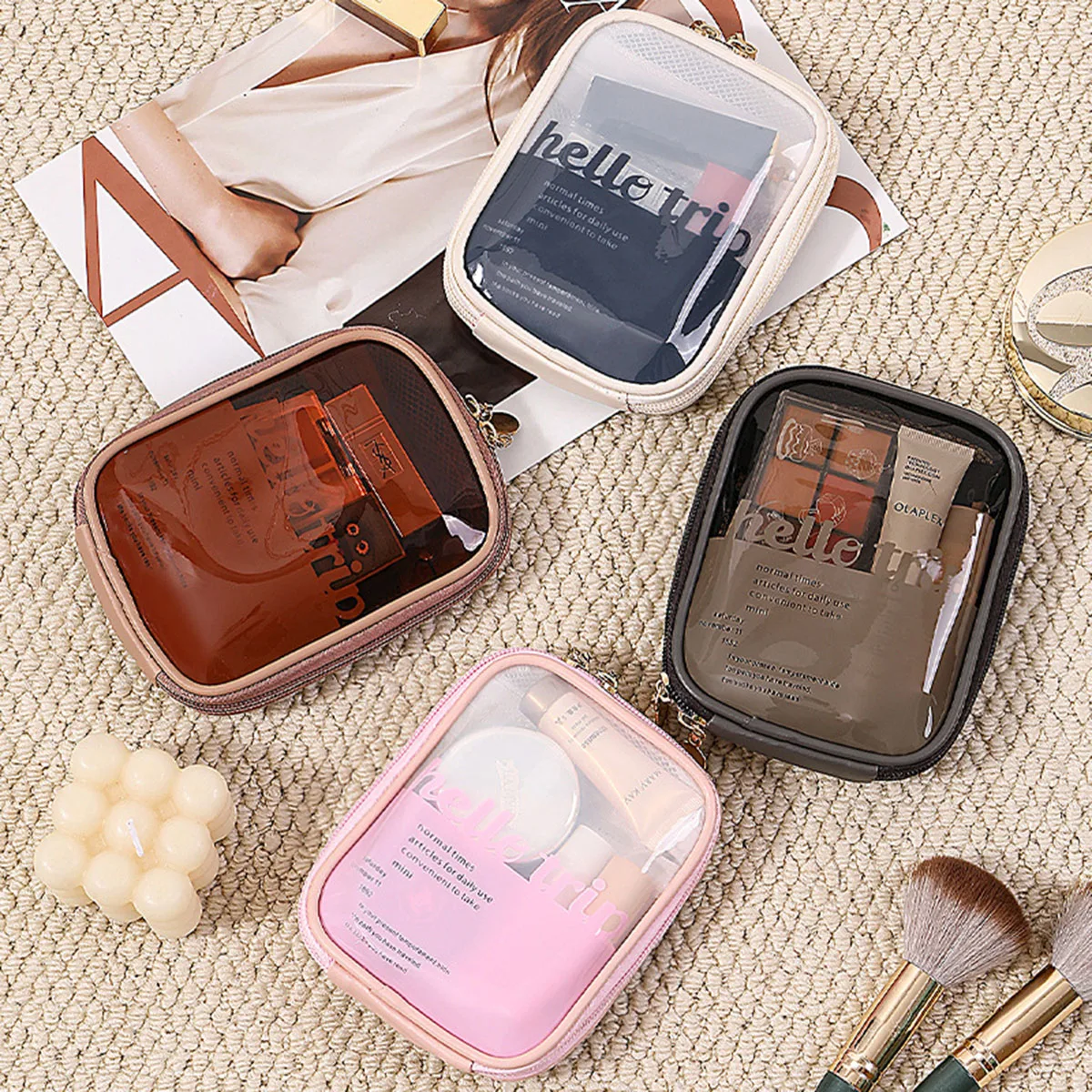 Pochette Cosmétique Transparen - Beauty Kiss Makeup avis et prix