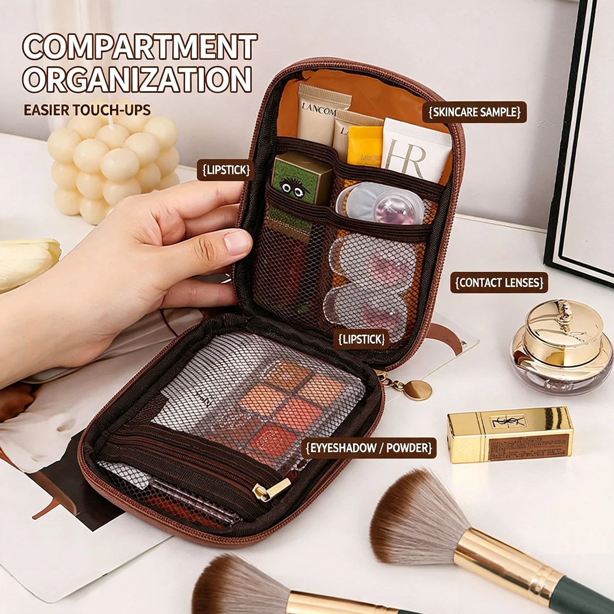 Pochette Cosmétique Transparen - Beauty Kiss Makeup avis et prix