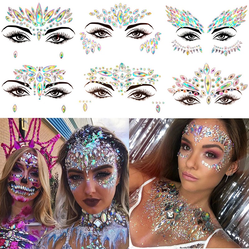 Autocollants 3D en strass bril - Beauty Gems Makeup avis et prix