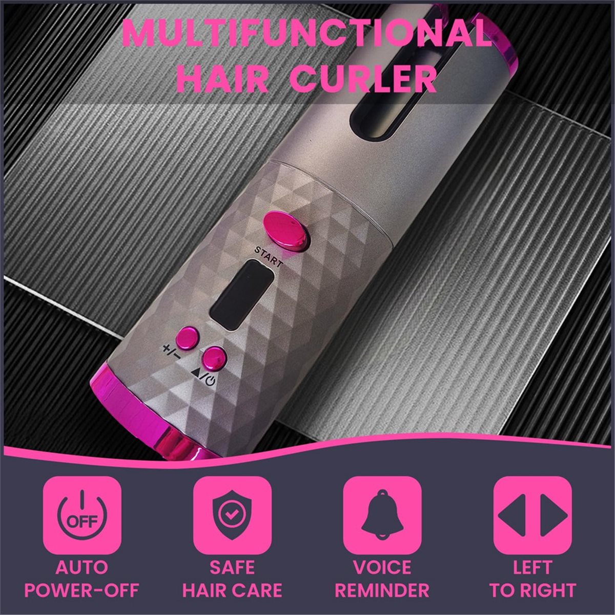 N18R fer à friser sans fil pla - Hair Curling Wand avis et prix